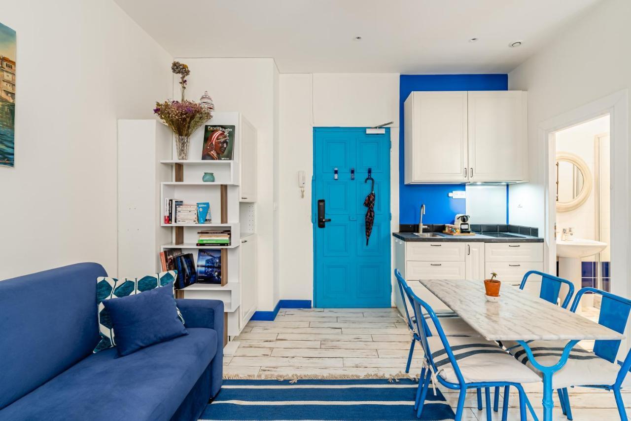 Studio Bleu 29M2, 120M Vieux-Port , Clim ,Wifi, Acces Autonome Avec Code Marselha Exterior foto