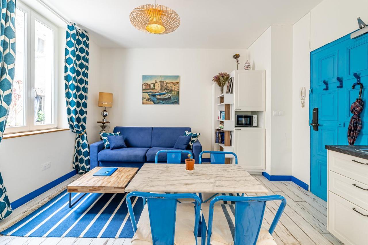 Studio Bleu 29M2, 120M Vieux-Port , Clim ,Wifi, Acces Autonome Avec Code Marselha Exterior foto